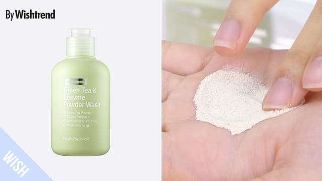 Green Tea & Enzyme Powder Wash to Exfoliate and Clean Your Oily Acne Prone Skin