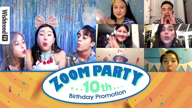 10th Birthday Party with 10 Special Wishtrenders! Zoom Birthday Party Ideas