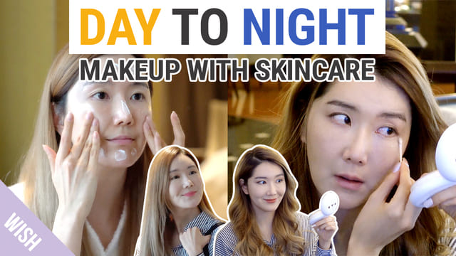 Day to Night Makeup Tutorial with Skincare & Outfit