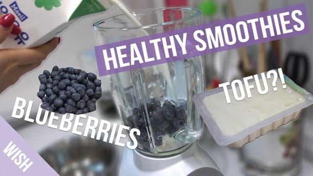 Get You Healthy Lifestyle with Healthy Smoothie Recipe(Tofu Smoothie)