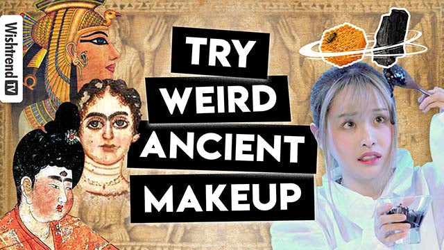 How Ancient Cosmetics Were Made? Trying Weird Ancient Makeup