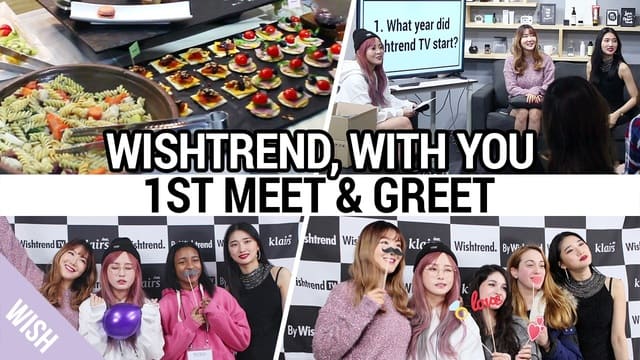 Wishtrend, With You! Offline Fan Meeting with Kasper, Wendy and Eunice