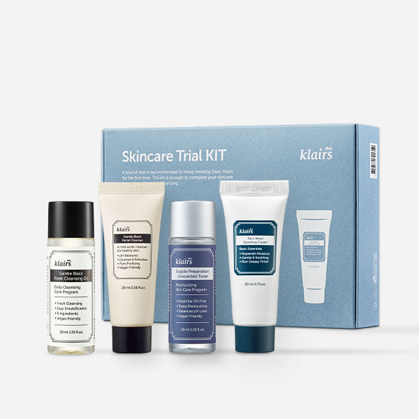 Trial offers for skincare products