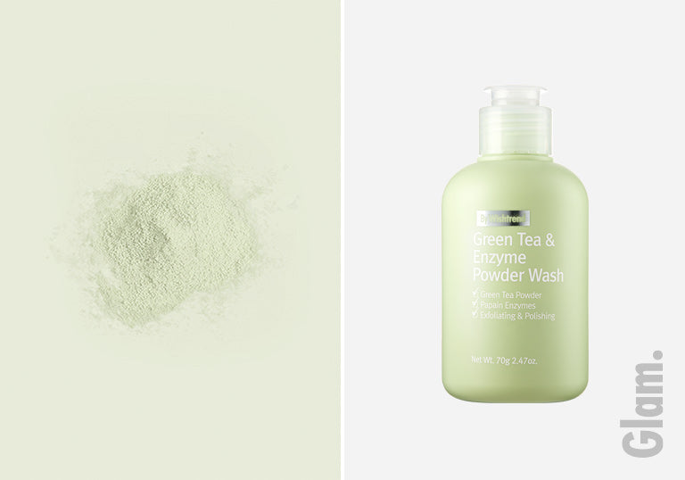 The Benefits of Green Tea in a Bottle of Powder Cleanser