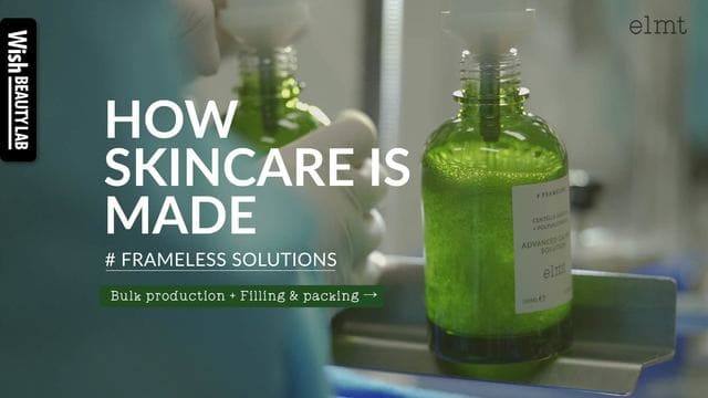 How Skincare Is Made | The Production Process of elmt #frameless Solutions