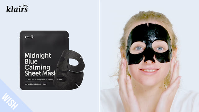 How To Use Sheet Mask (Dry Skin) | KLAIRS Midnight Blue Calming Sheet Mask