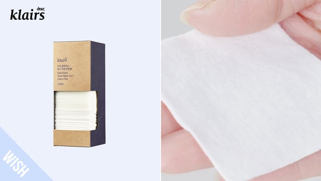 How to Use 2 Types of Cotton Pads (Dry Skin) | Toner Mate 2 in 1 Cotton Pad