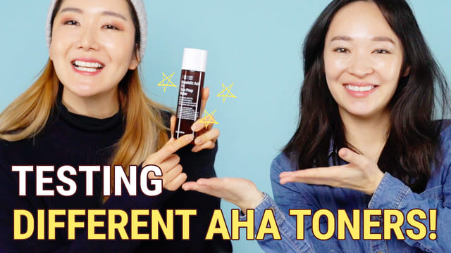 Testing Different AHA Toners | By Wishtrend Mandelic Acid 5% Skin Prep Wate