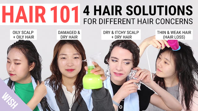 2 Items 4 Hair Solutions for Damaged Hair, Greasy Hair, Itchy Scalp & Hair Loss Cure