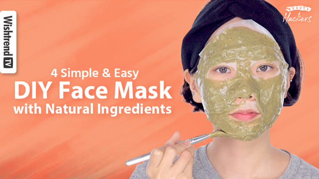4 DIY Face Mask with 100% Natural Ingredients for Clear Skin