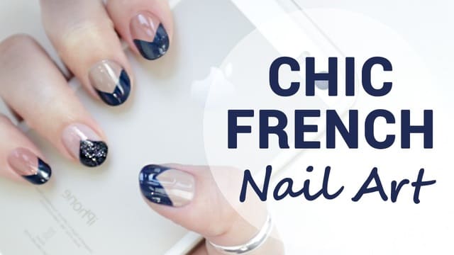 Deep & Chic French Nails for Short Nails