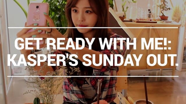 Get Ready With Me with Kasper! Kasper's Sunday Out!