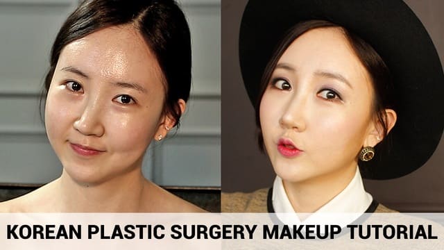 Korean Plastic Surgery Makeup Tutorial