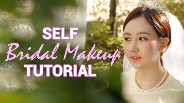 Korean Wedding Makeup, Self Bridal Makeup Tutorial