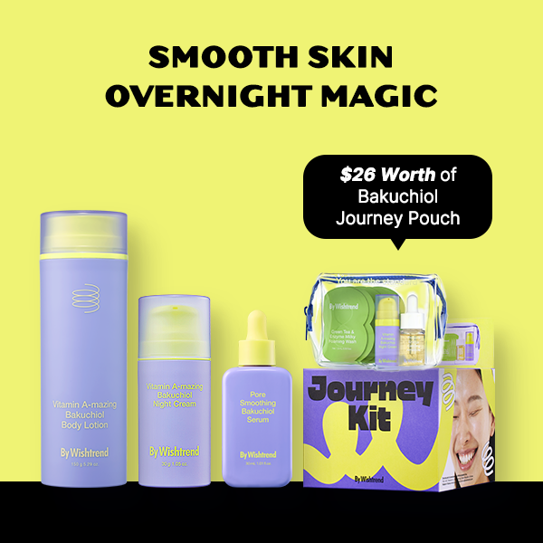 コスメ12個 S Aisha's Smooth Skin Overnight Bakuchiol Set – Wishtrend