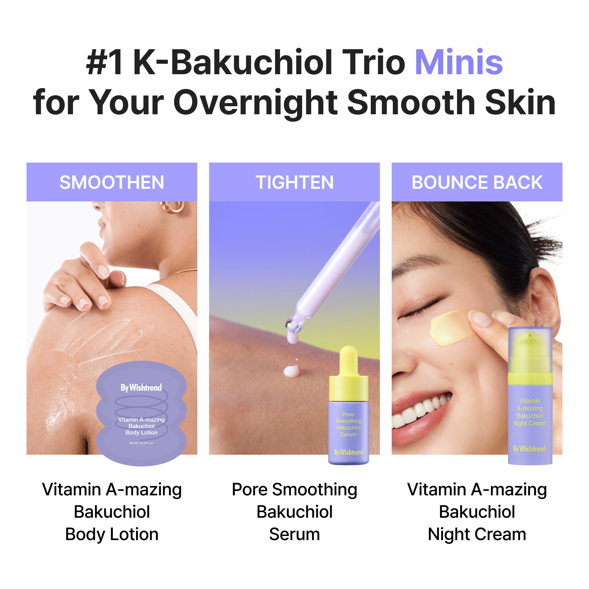 Bakuchiol Skin Journey Kit | Skincare - Wishtrend