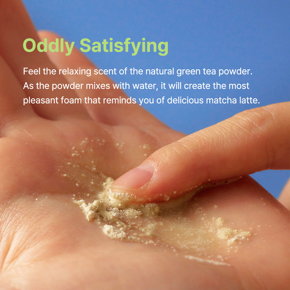 Green Tea (Matcha) & Enzyme Powder Wash - BY WISHTREND | Wishtrend