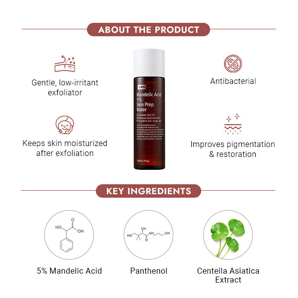 Mandelic Acid 5% Skin Prep Water 30ml (Free over $150) - Limited Stock