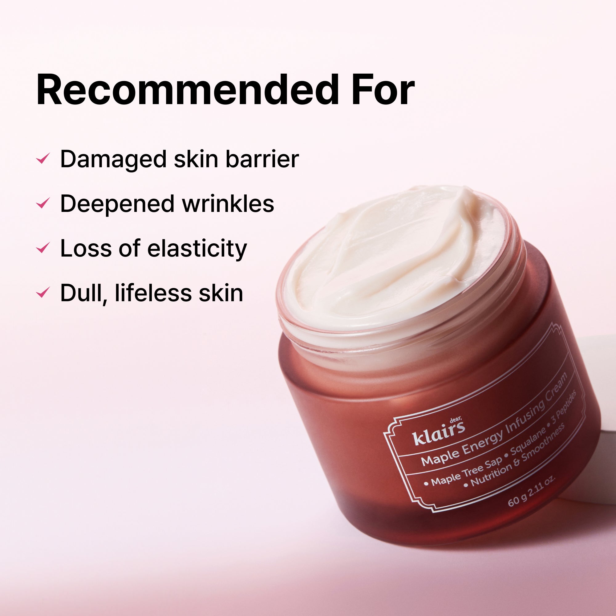 Maple Energy Infusing Cream - Dear, Klairs | Wishtrend