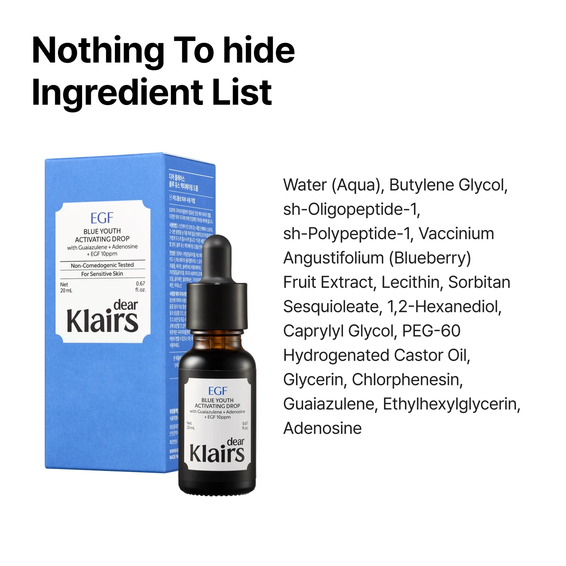 Midnight Blue Youth Activating Drop - KLAIRS | Wishtrend