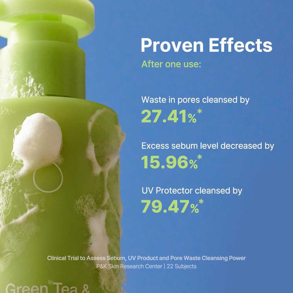 Green Tea & Enzyme Milky Foaming Wash