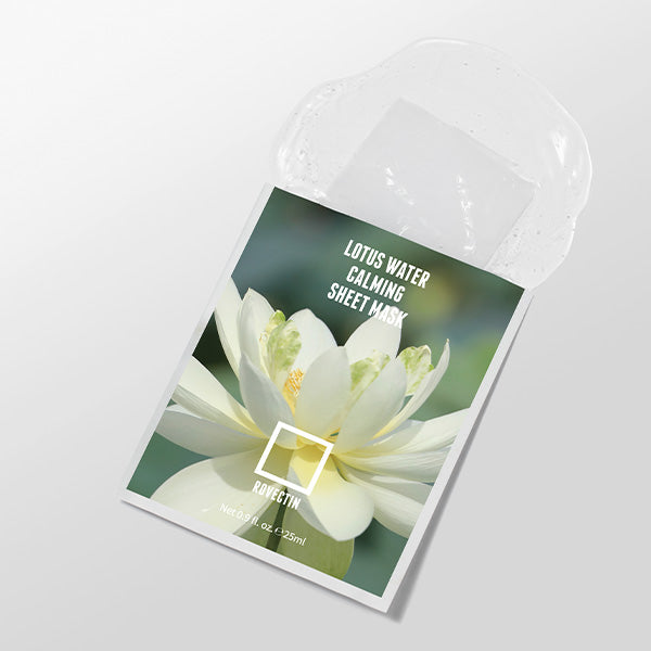Lotus Water Calming Sheet Mask - Rovectin | Wishtrend