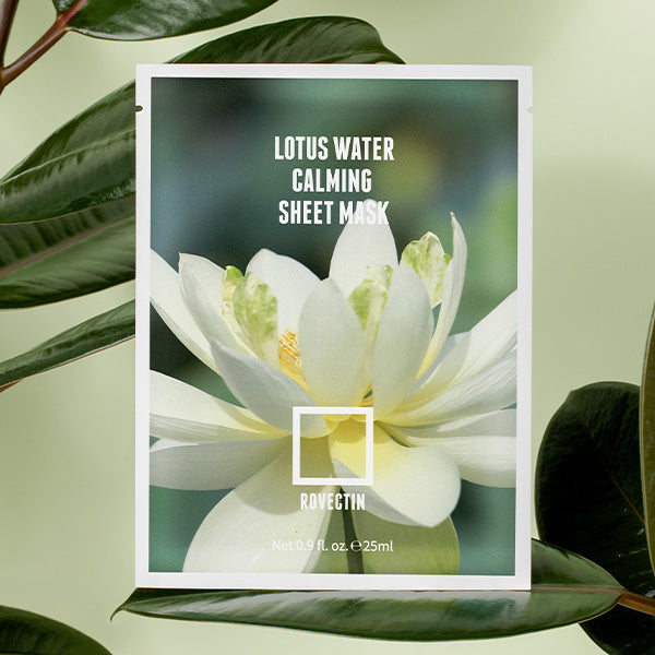 Lotus Water Calming Sheet Mask - Rovectin | Wishtrend